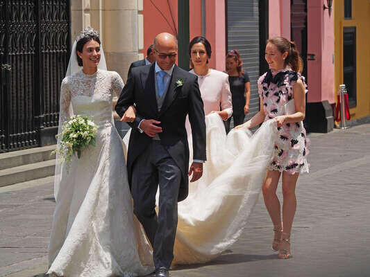 Prince Christian of Hanover weds Alessandra de Osma in Peru with